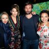 Exclusif - La compagne de Simon Taglioni, Alice Taglioni avec son frère Simon Taglioni et Sandra Sisley - 3ème soirée "Sandra and Co" lors du 72ème Festival International du Film de Cannes le 16 mai 2019.