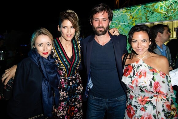 Exclusif - La compagne de Simon Taglioni, Alice Taglioni avec son frère Simon Taglioni et Sandra Sisley - 3ème soirée "Sandra and Co" lors du 72ème Festival International du Film de Cannes le 16 mai 2019.