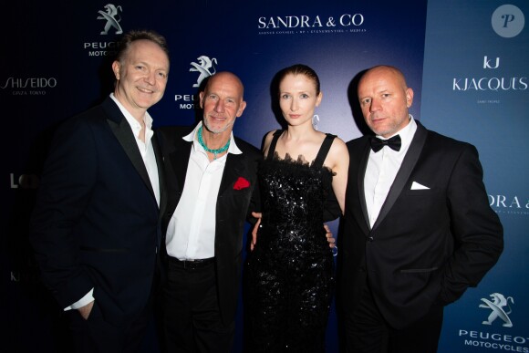 Exclusif - Yannick Gavelle et un ami avec Nicolas Dubois et une amie - 3ème soirée "Sandra and Co" lors du 72ème Festival International du Film de Cannes le 16 mai 2019.