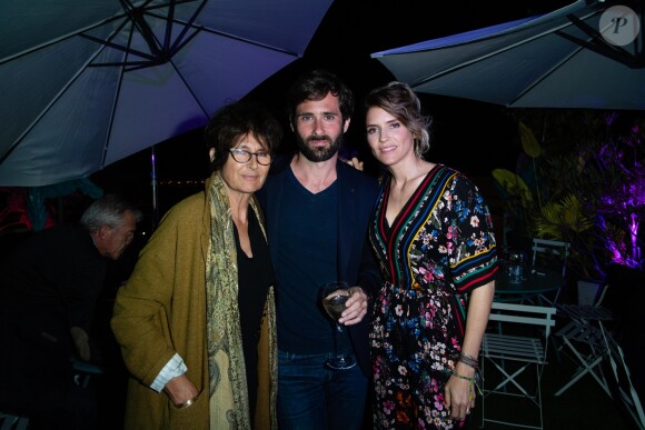 Exclusif - Alice Taglioni avec son frère Simon Taglioni et leur mère - 3ème soirée "Sandra and Co" lors du 72ème Festival International du Film de Cannes le 16 mai 2019.
