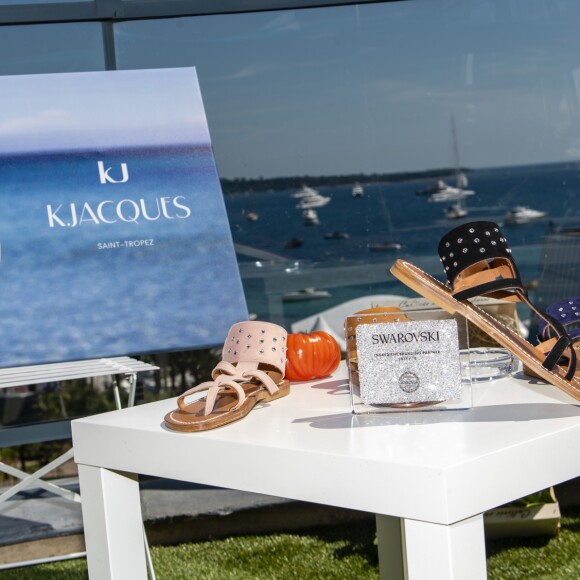 Exclusif - Sandra Sisley - Brunch Kjacques à la terrasse Sandra & Co lors du 72ème Festival International du Film de Cannes. Le 16 mai 2019. © Pierre Perusseau / Bestimage 16/05/2019 - Cannes
