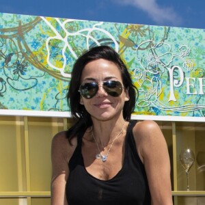 Exclusif - Sandra Sisley - Brunch Kjacques à la terrasse Sandra & Co lors du 72ème Festival International du Film de Cannes. Le 16 mai 2019. © Pierre Perusseau / Bestimage 16/05/2019 - Cannes