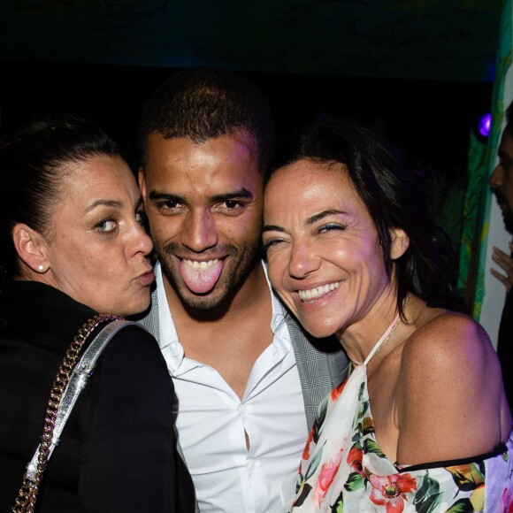 Exclusif - Olivia Provost, Brahim Zaibat et Sandra Sisley - 3ème soirée "Sandra and Co" lors du 72ème Festival International du Film de Cannes le 16 mai 2019. Hier soir, a eu lieu la soirée Numbers avec l'artiste Simon. Un artiste, et musicien parisien. Il s'est spécialisé dans la philosophie de l'art. Lors de cette soirée Simon nous a fait découvrir son oeuvre, un projet sur la réflexion des dérives du marché de l'art, qui propose un point de vue incontestablement subversif bien que parfaitement cohérent dans sa quête de l'objectivité absolue Sandra vêtue par oud et Kjacques nous a encore surpris et a fait danser toute la Croisette. Les invités sont repartis avec des goodies des marques Kulte, K.Jacques... De quoi ravir tout le monde. Exclusive -