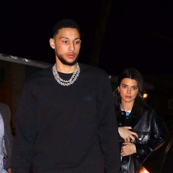 Kendall Jenner et son compagnon Ben Simmons sont allés faire la fête au Marquis à New York, le 13 février 2019.