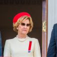 La reine Sonja et le roi Harald V de Norvège le 17 mai 2019 lors des célébrations de la Fête nationale norvégienne à Oslo.