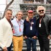 Jean Alesi, Jacky Ickx, Niki Lauda et Flavio Briatore - People au 76ème Grand Prix de Formule 1 de Monaco le 27 mai 2018. © Bruno Bebert/Bestimage