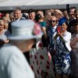 La reine Elisabeth II d'Angleterre lors de la garden-party royale de Buckingham Palace. Londres, le 21 mai 2019.