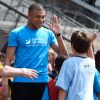 Kylian Mbappé au Stade de France pour la journée Évasion - L'association Premiers de Cordée organise la Journée Evasion où des enfants atteints de maladies rares ont pu rencontrer leurs idoles au stade France à Saint-Denis (banlieue de Paris), Seine Saint-Denis, France, le 22 mai 2019. K.Mbappé est parrain depuis 2017.