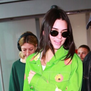 Kendall Jenner arrive à l'aéroport Nice Côte d'Azur lors du 72ème Festival International du Film de Cannes, France, le 22 mai 2019.