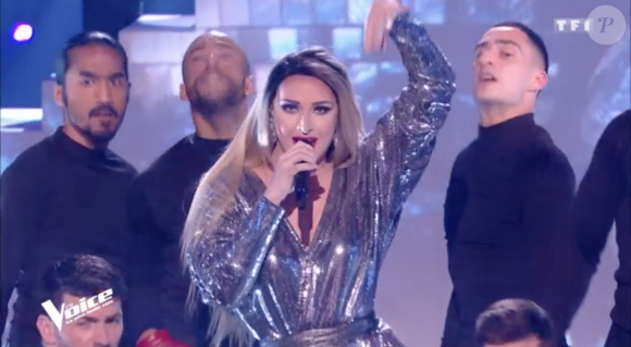 Leona Winter sur "River deep mountain high" de Tina Turner dans "The Voice"- 25 mai 2019.