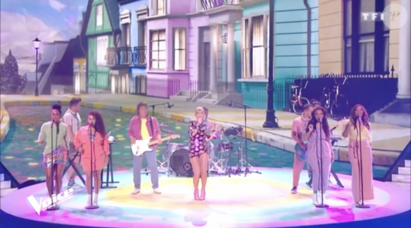 Taylor Swif présente son nouveau titre, "Me" sur la scène de "The Voice"- 25 mai 2019.