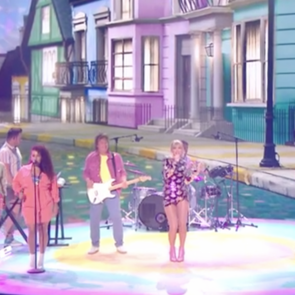 Taylor Swif présente son nouveau titre, "Me" sur la scène de "The Voice"- 25 mai 2019.
