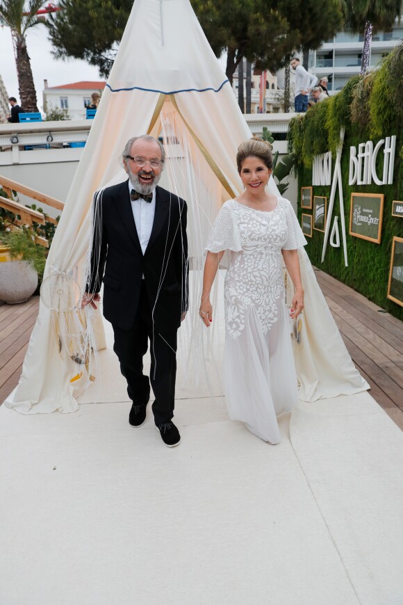 Lucia et Jack Penrod - Soirée des 20 ans de Nikki Beach, sur la plage 3.14, à Cannes, le 22 mai 2019.