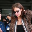 Adèle Exarchopoulos arrive à l'aéroport de Nice en marge du 72ème Festival International du Film de Cannes, le 23 mai 2019.