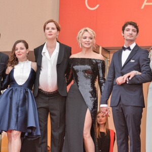 Adèle Exarchopoulos lors de la montée des marches du film Sibyl, au Festival de Cannes le 24 mai 2019