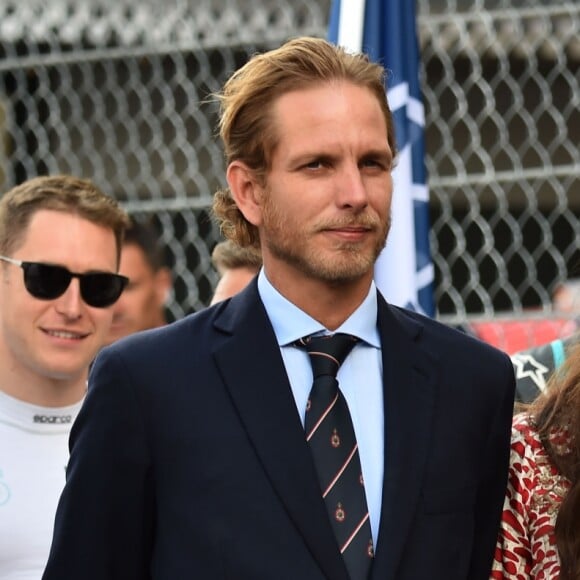 Andrea Casiraghi et sa femme Tatiana Santo Domingo au 3e Monaco E-Prix, le 11 mai 2019. © Bruno Bebert / Bestimage