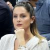 Marine Lloris (femme de H.Lloris) et Rachel Legrain-Trapani (compagne de B.Pavard) dans les tribunes du stade de France lors du match de ligue des nations opposant la France à l'Allemagne à Saint-Denis, Seine Saint-Denis, France, le 16 octobre 2018.