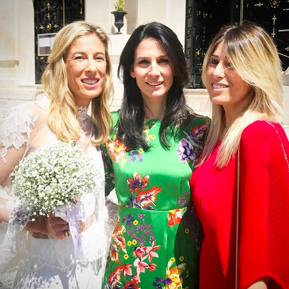 Marie Drucker et l'épouse de Grégory Cohen (à gauche), le 29 mai 2019.