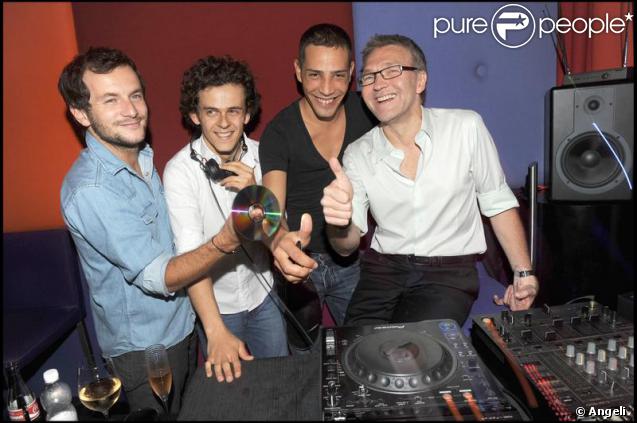 Laurent Ruquier le DJ et sa bande de potes, Steevy ...