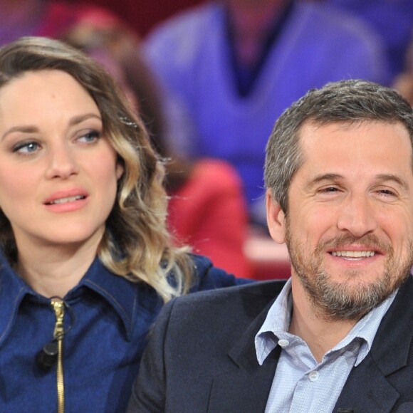 Exclusif - Marion Cotillard et Guillaume Canet - Enregistrement de l'émission "Vivement Dimanche prochain" présentée par M.Drucker et diffusée le 5 mai sur France 2. Le 29 avril 2019 © Guillaume Gaffiot / Bestimage