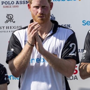 Le prince Harry, duc de Sussex est à la Coupe de polo Handa ISPS Handa de Sentebale au Roma Polo Club, Rome, Italie. Le 24 mai 2019.