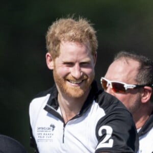 Le prince Harry, duc de Sussex est à la Coupe de polo Handa ISPS Handa de Sentebale au Roma Polo Club, Rome, Italie. Le 24 mai 2019.