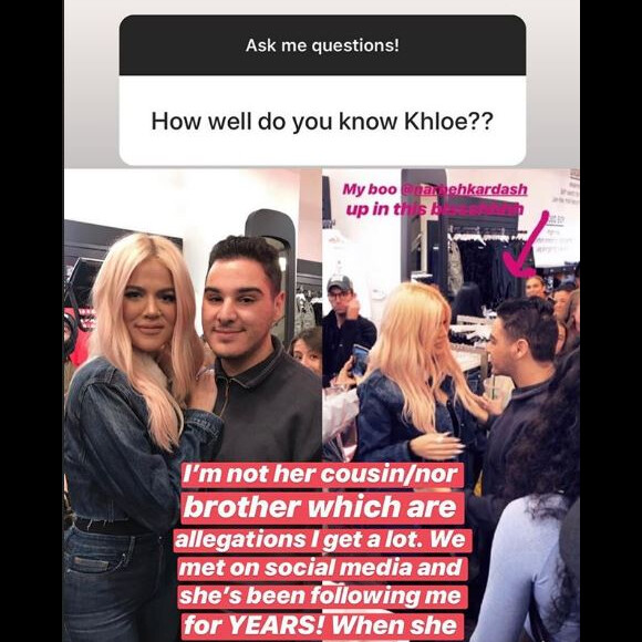 Narbeh explique comment il a connu et rencontré Khloe Kardashian qui était sa cavalière pour son bal de promo à la Hoover High School à Glendale, en Californie le 31 mai 2019.