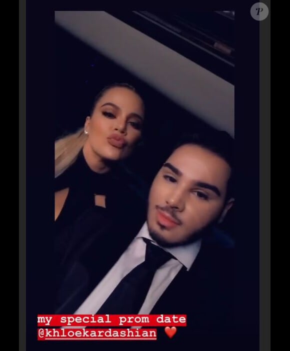 Narbeh et Khloe Kardashian complices pour le bal de promo de la Hoover High School à Glendale, en Californie le 31 mai 2019.