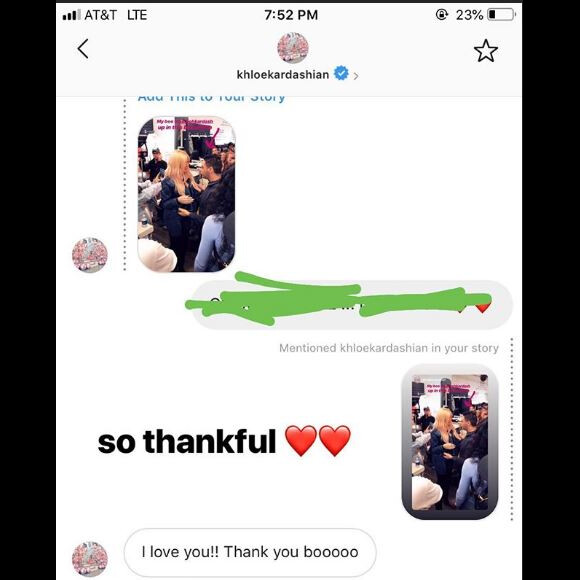 Narbeh poste les messages privés de Khloe Kardashian, sa cavalière pour son bal de promo à la Hoover High School à Glendale, en Californie le 31 mai 2019.