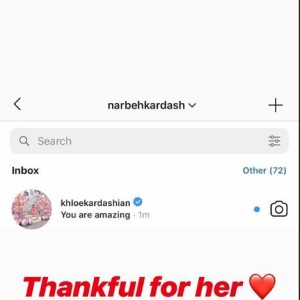 Narbeh poste les messages privés de Khloe Kardashian, sa cavalière pour son bal de promo à la Hoover High School à Glendale, en Californie le 31 mai 2019.