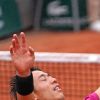 Kei Nishikori victorieux de Benoît Paire en huitièmes de finale de Roland-Garros le 3 juin 2019.
