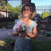 Candice Boisson au mariage de Jesta et Benoît (Koh-Lanta) le samedi 1er juin 2019 près de Toulouse.