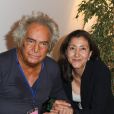 Albert Koski et Ingrid Betancourt - Exposition d'Albert Koski "Rock Art" à la Galerie Laurent Godin à Paris le 3 juin 2019. © Coadic Guirec/Bestimage