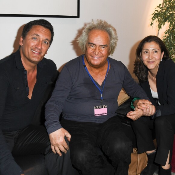 Dany Brillant, Albert Koski et Ingrid Betancourt - Exposition d'Albert Koski "Rock Art" à la Galerie Laurent Godin à Paris le 3 juin 2019. © Coadic Guirec/Bestimage