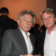 Roman Polanski et Bernard Kouchner - Exposition d'Albert Koski "Rock Art" à la Galerie Laurent Godin à Paris le 3 juin 2019. © Coadic Guirec/Bestimage