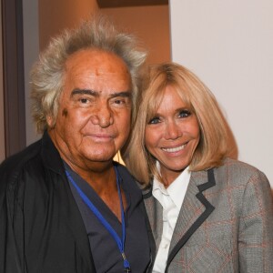 Albert Koski et Brigitte Macron - Exposition d'Albert Koski "Rock Art" à la Galerie Laurent Godin à Paris le 3 juin 2019. © Coadic Guirec/Bestimage