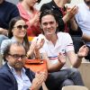 Capucine Anav et son compagnon Alain-Fabien Delon dans les tribunes lors des internationaux de tennis de Roland Garros à Paris, France, le 30 mai 2019. © Jacovides-Moreau