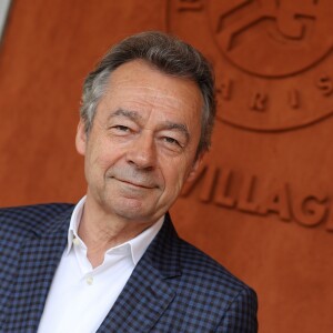 Michel Denisot au village lors des internationaux de tennis de Roland Garros à Paris, France, le 4 juin 2019. © Jacovides-Moreau/Bestimage