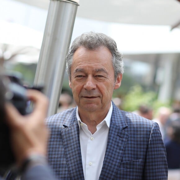 Michel Denisot au village lors des internationaux de tennis de Roland Garros à Paris, France, le 4 juin 2019. © Jacovides-Moreau/Bestimage