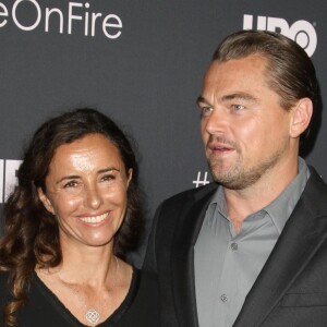 Leonardo DiCaprio, Leila Conners à la première du film Ice on Fire au LACMA à Los Angeles, le 5 juin 2019.