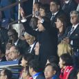 Emanuelle Macron assiste au match d'ouverture de la coupe du monde féminine de football 2019 (Mondial), opposant la France à la Corée du Sud au Parc des Princes. Paris le 7 juin 2019 © Pierre Perusseau / Bestimage