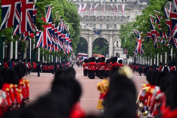 Image lors de la parade Trooping the Colour 2019 à Londres le 8 juin 2019.