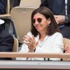 La maire de Paris, Anne Hidalgo, assiste à la demi-finale simple messieurs Djokovic - Thiem lors des internationaux de France de tennis de Roland Garros à Paris, France, le 8 juin 2019.