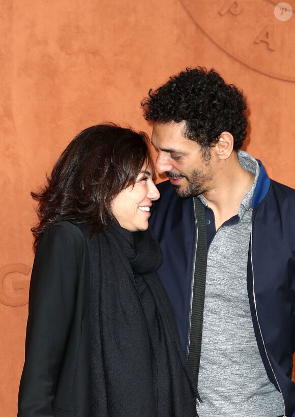 Tomer Sisley et sa femme Sandra au Village de Roland-Garros pour la finale hommes entre Rafael Nadal et Dominic Thiem à Paris le 9 juin 2019. © Jacovides - Moreau / Bestimage