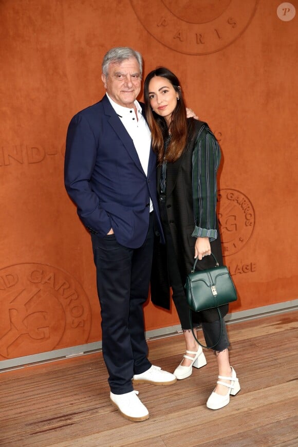 Sidney Toledano et sa fille au Village de Roland-Garros pour la finale hommes entre Rafael Nadal et Dominic Thiem à Paris le 9 juin 2019. © Jacovides - Moreau / Bestimage