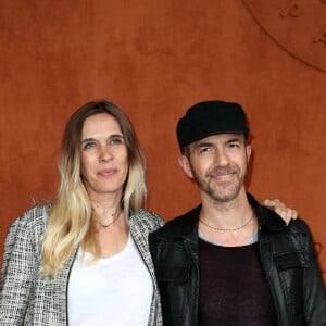 Calogero et sa compagne Marie Bastide au Village de Roland-Garros pour la finale hommes entre Rafael Nadal et Dominic Thiem à Paris le 9 juin 2019. © Jacovides - Moreau / Bestimage