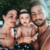 Julia Flabat (Les Anges 5), son amoureux Eddy et leur fils Edan, né en septembre 2017.