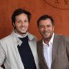Vianney Bureau et Bernard Montiel au village lors des internationaux de France de Tennis de Roland Garros 2019 à Paris, France, le 27 mai 2019. © Jacovides-Moreau/Bestimage