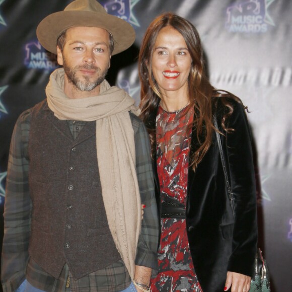 Christophe Maé et Nadège Sarron lors de la 18ème cérémonie des "NRJ Music Awards" au Palais des Festivals à Cannes, le 12 novembre 2016. © Christophe Aubert via Bestimage