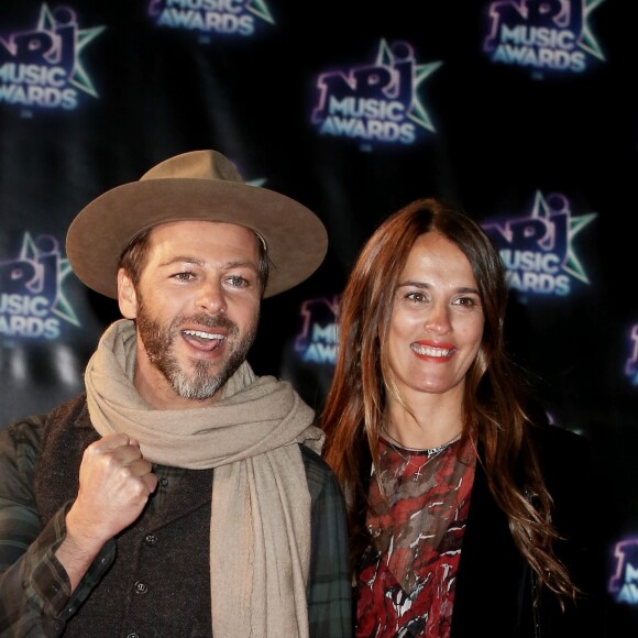 Christophe Maé et Nadège Sarron à la 18ème cérémonie des "NRJ Music Awards" au Palais des Festivals à Cannes, le 12 novembre 2016. © Dominique Jacovides/Bestimage